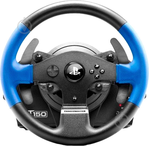 Игровой руль Thrustmaster 150 Force Feedback Official Sony licensed black/blue - фото 1