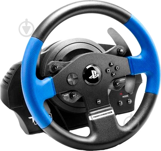 Игровой руль Thrustmaster 150 Force Feedback Official Sony licensed black/blue - фото 2