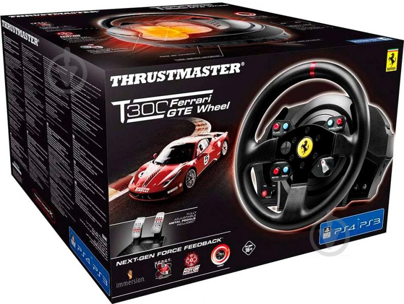 Ігрове кермо Thrustmaster T300 Ferrari GTE Wheel black - фото 4