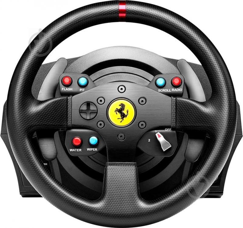 Игровой руль Thrustmaster T300 Ferrari GTE Wheel black - фото 2