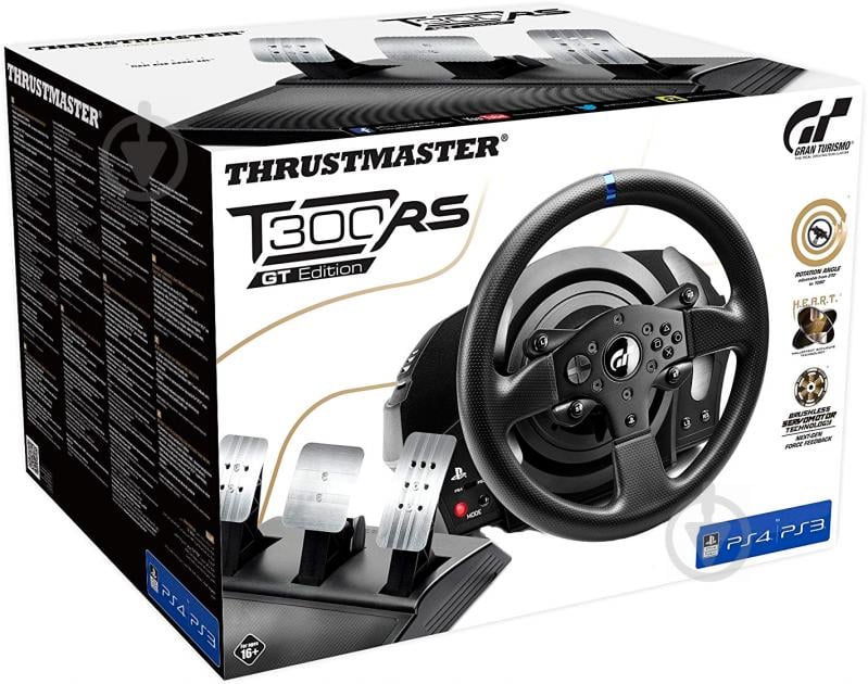 Ігрове кермо Thrustmaster T300 RS GT Edition Official Sony licensed black - фото 7