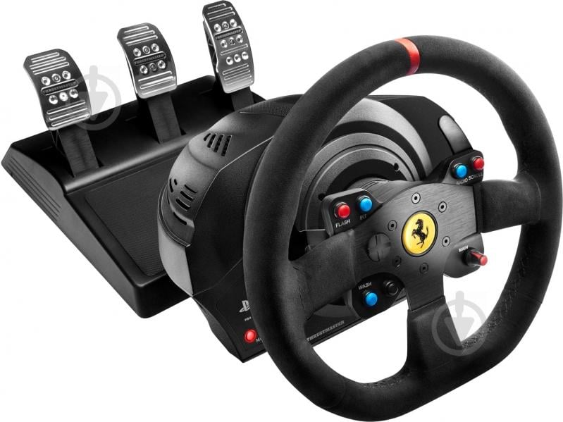 Ігрове кермо Thrustmaster T300 Ferrari Integral RW Alcantara edition black - фото 1