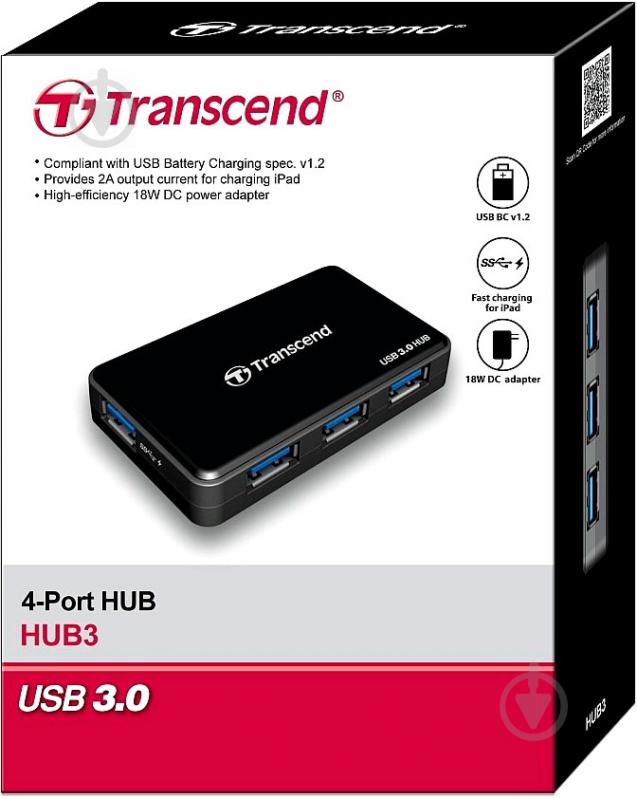 USB-хаб Transcend TS-HUB3K - фото 3