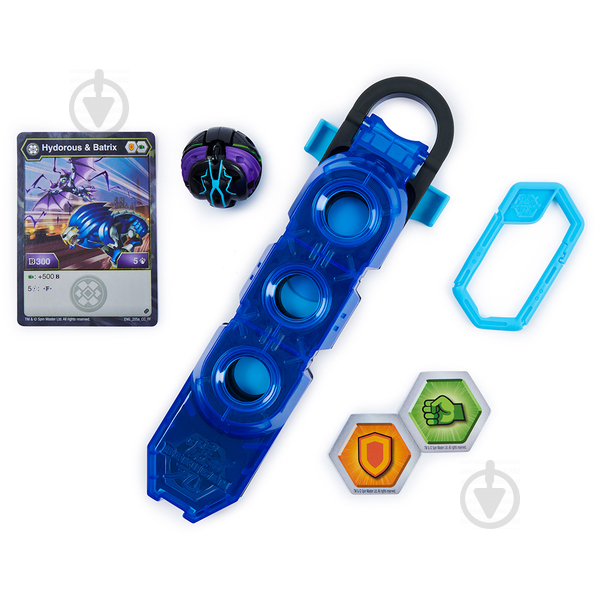 Игрушка Spin Master Bakugan Armored Alliance: клипса для хранения Бакуган с одним бакуганом в ассортименте SM64449 - фото 2