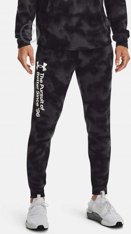 Штани Under Armour RIVAL TERRY NOVELTY JGR 1377593-001 р. XL чорний - фото 1