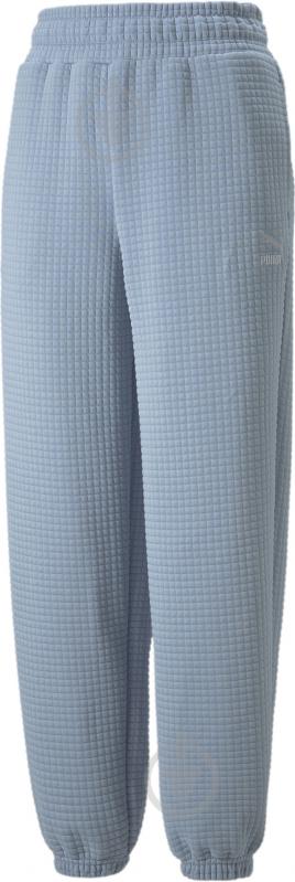 Штани Puma CLASSICS QUILTED PANTS 53569779 р. S блакитний - фото 1