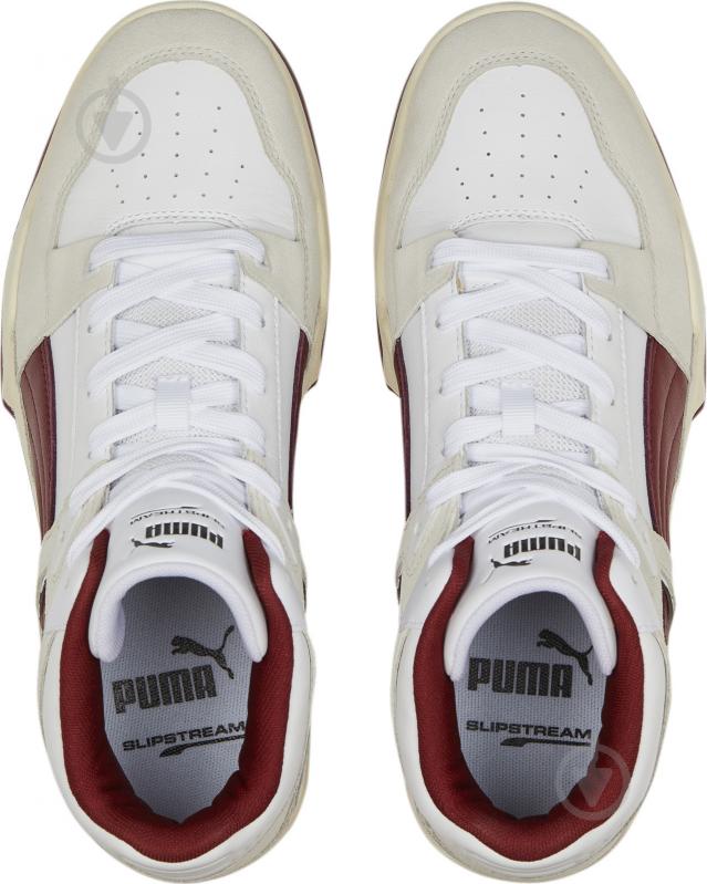 Кросівки чоловічі Puma SLIPSTREAM INVDR MID HERITAGE 38799801 р.47 біло-червоні - фото 4