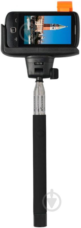 Селфи-монопод Grand-X Bluetooth MPGBLB Black - фото 1