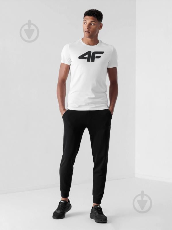 Футболка 4F D4Z21-TSM302-10S р.L белый - фото 3 Футболка 4F D4Z21-TSM302-10S р.L белый - фото 3