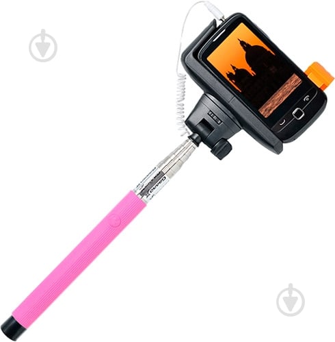 Селфи-монопод Grand-X Jack 3.5 MPGJ3LP Pink - фото 8