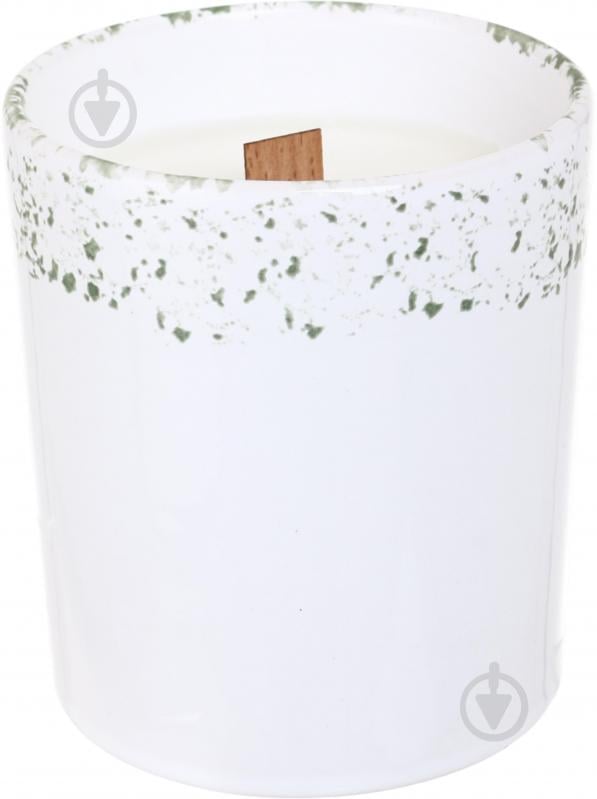 Свеча ароматическая Pako-If Цветочная в керамическом кашпо 85х120 мм - фото 1