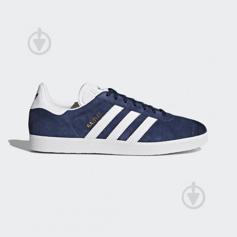 Кроссовки мужские демисезонные Adidas GAZELLE BB5478 р.37 1/3 синие - фото 1