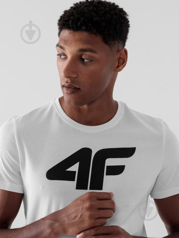 Футболка 4F D4Z21-TSM302-10S р.2XL белый - фото 1