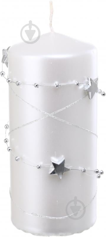 Свічка декоративна Циліндр гірлянда 60х130 мм айворі 190 г Pako-If - фото 1 Свічка декоративна Циліндр гірлянда 60х130 мм айворі 190 г Pako-If - фото 1