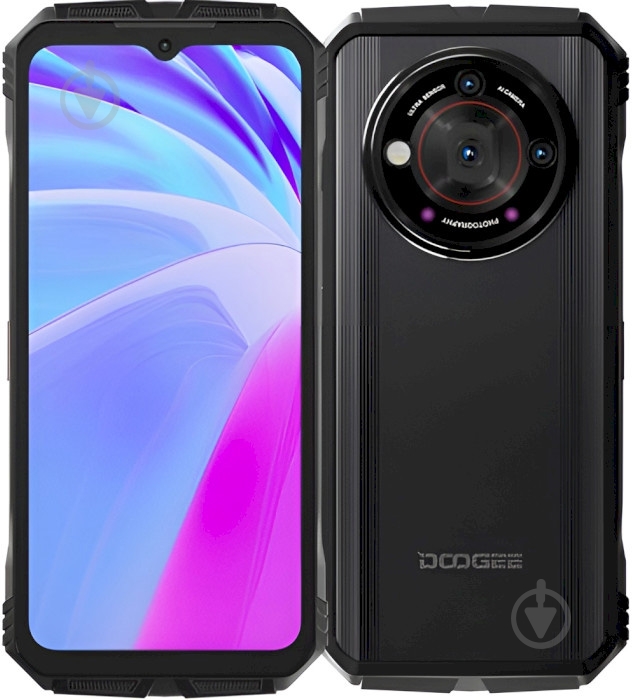 Смартфон Doogee V30 Pro 12/512GB black (6924351682309) - фото 1
