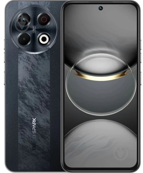 Смартфон Tecno Spark 30 PRO (KL7) 8/128GB obsidian edge (4894947047435) - фото 1