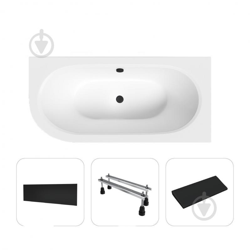 Ванна акриловая Helmken MarbellaLux YS92285305 169х75 см комплект 4 в 1 - фото 1 Ванна акриловая Helmken MarbellaLux YS92285305 169х75 см комплект 4 в 1 - фото 1