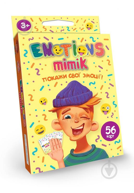 Розвивальна гра Danko Toys Emotions Mimik (укр.) NT-01U - фото 1