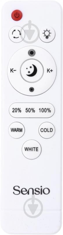 Люстра стельова Sensio Nant 65 Вт білий LS-2720W-65W - фото 6