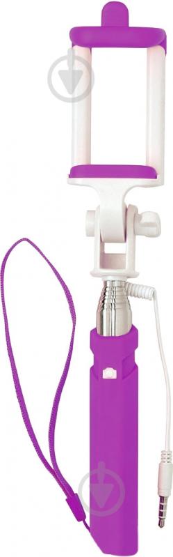 Селфи-монопод Grand-X Rubber Jack 3.5 MPGRJ3UP Violet - фото 5
