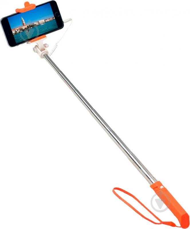 Селфи-монопод Grand-X Rubber Jack 3.5 MPGRJ3UO Orange - фото 1 Селфи-монопод Grand-X Rubber Jack 3.5 MPGRJ3UO Orange - фото 1