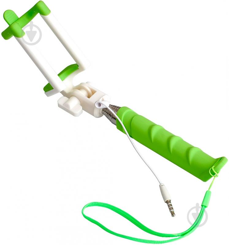 Селфи-монопод Grand-X Rubber MPGRJ3UG Green - фото 3