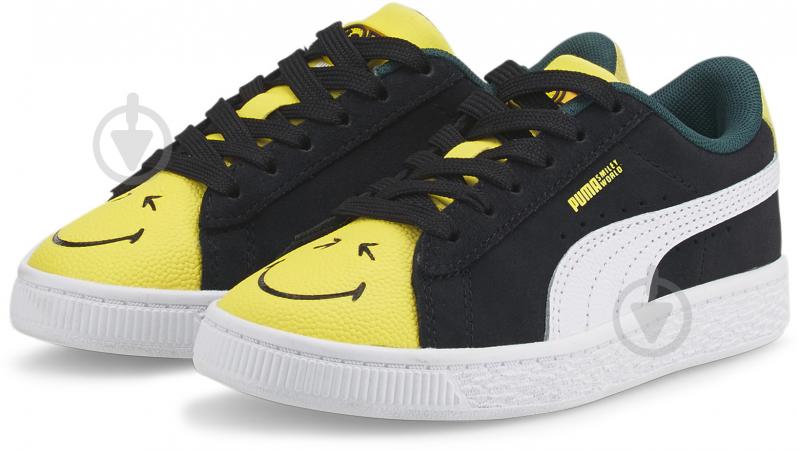 Кроссовки Puma SUEDE SMILEYWORLD PS 38613801 р.32 черные - фото 3