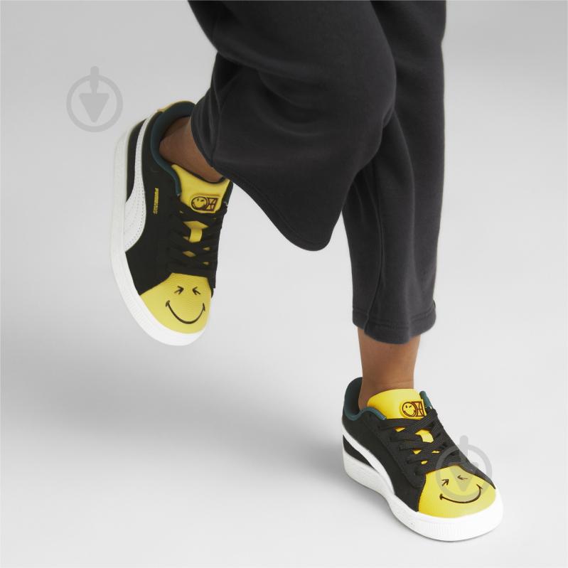 Кроссовки Puma SUEDE SMILEYWORLD PS 38613801 р.32 черные - фото 8