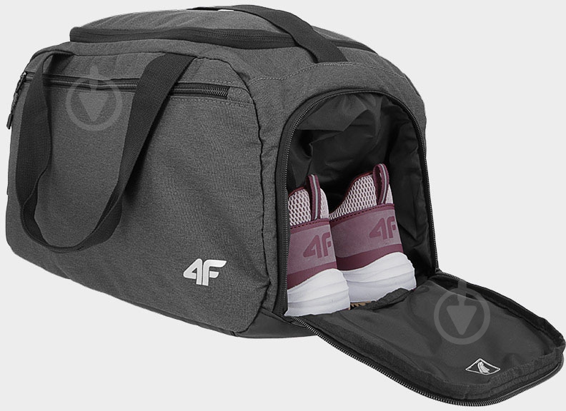 Сумка 4F BAG U050 4FAW23ABAGU050-23M серый - фото 5