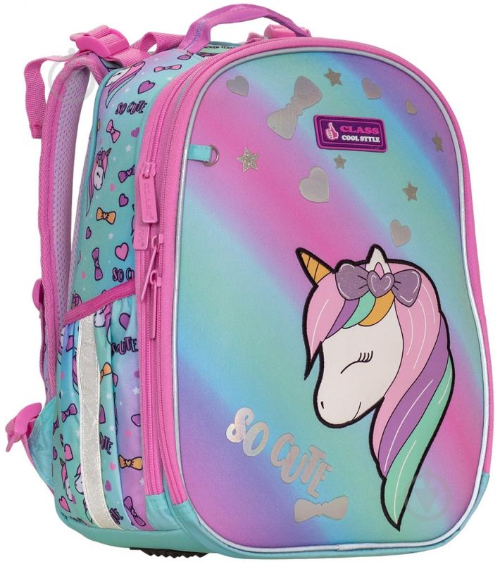 Ранец школьный CLASS SchoolCase Mini Cute Unicorn 2505C 13010103 - фото 1