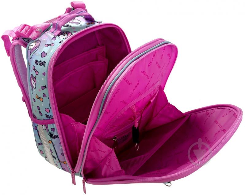 Ранец школьный CLASS SchoolCase Mini Cute Unicorn 2505C 13010103 - фото 6
