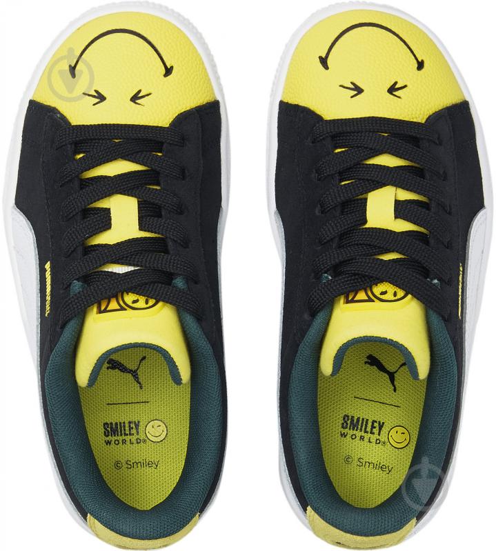 Кросівки Puma SUEDE SMILEYWORLD PS 38613801 р.31 чорні - фото 4