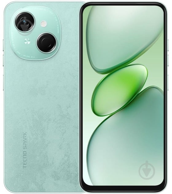 Смартфон Tecno Spark Go 1 (KL4) 3/128GB magic skeen green (4894947050091) - фото 1