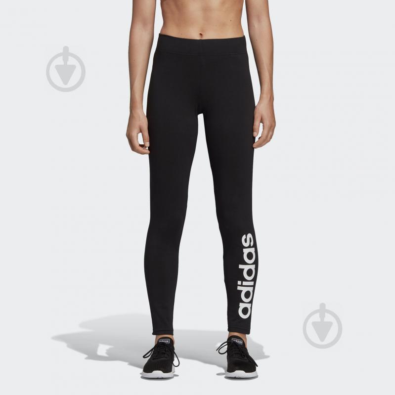 Лосины Adidas W E LIN TIGHT DP2386 р.XS черный - фото 3