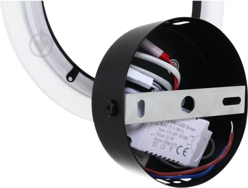Бра Sensio Nicca 10 Вт чорний LS-2716W-10W - фото 4