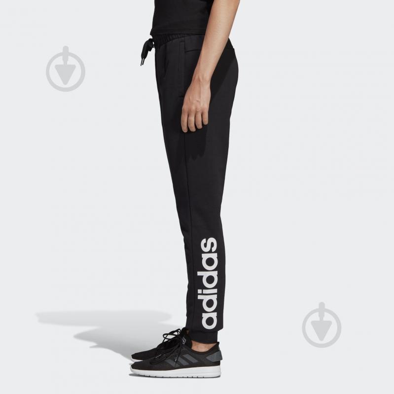 Брюки Adidas W E LIN PANT DP2398 р. S/S черный - фото 4