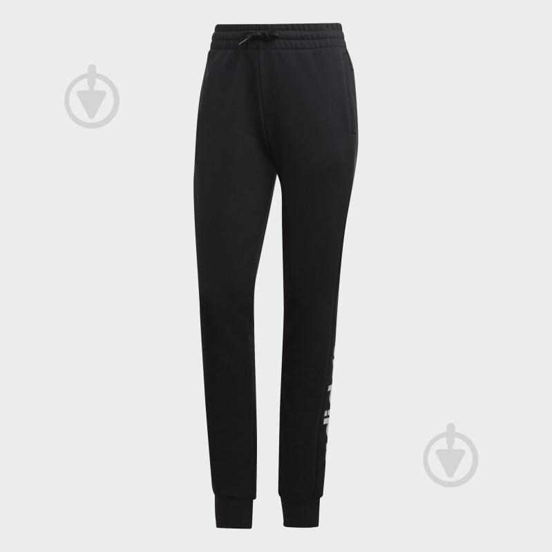Брюки Adidas W E LIN PANT DP2398 р. M/S черный - фото 1