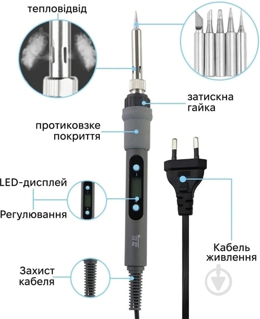 УЦІНКА! Набір для паяння Inspire KS908 (УЦ №2473) - фото 14 УЦІНКА! Набір для паяння Inspire KS908 (УЦ №2473) - фото 14