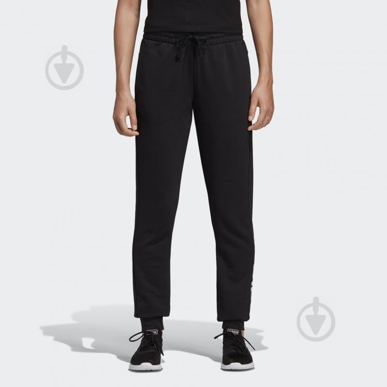 Брюки Adidas W E LIN PANT DP2398 р. 2XL черный - фото 3