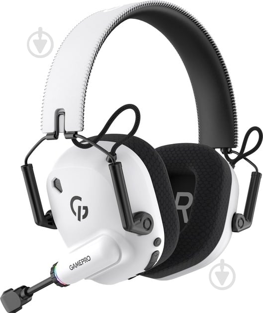 Наушники GamePro Genesis Mercury Pro 3-Mode white (HSW120W) - фото 2 Наушники GamePro Genesis Mercury Pro 3-Mode white (HSW120W) - фото 2