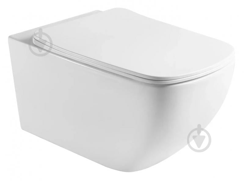 Унитаз подвесной Imprese VALTICE TWIST, 55*37*33см, сиденье Duroplast SLIM slow-closing - фото 1 Унитаз подвесной Imprese VALTICE TWIST, 55*37*33см, сиденье Duroplast SLIM slow-closing - фото 1