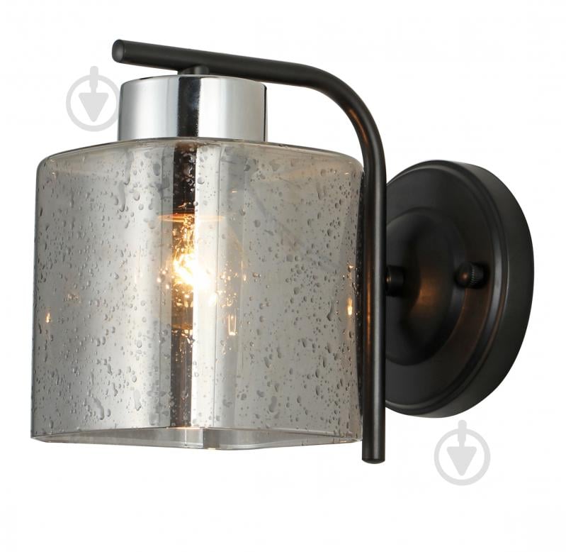 Бра Sensio Orlean 1x40 Вт E27 чорний/хром LS-07380/1B-E2740W - фото 1 Бра Sensio Orlean 1x40 Вт E27 чорний/хром LS-07380/1B-E2740W - фото 1