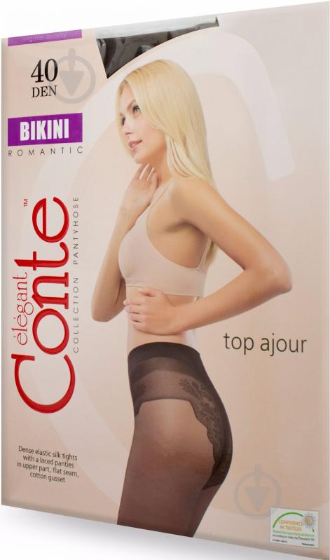 Колготки Conte Elegant BIKINI 40 den shade 3 коричневый - фото 1