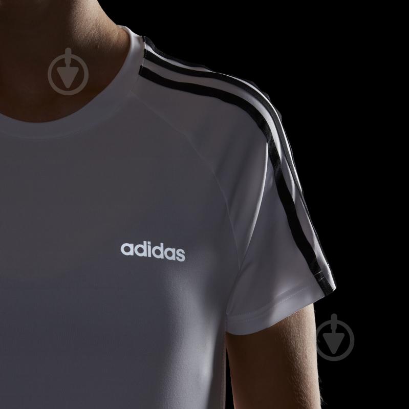 Футболка Adidas W D2M 3S TEE DS8723 р.S белый - фото 9