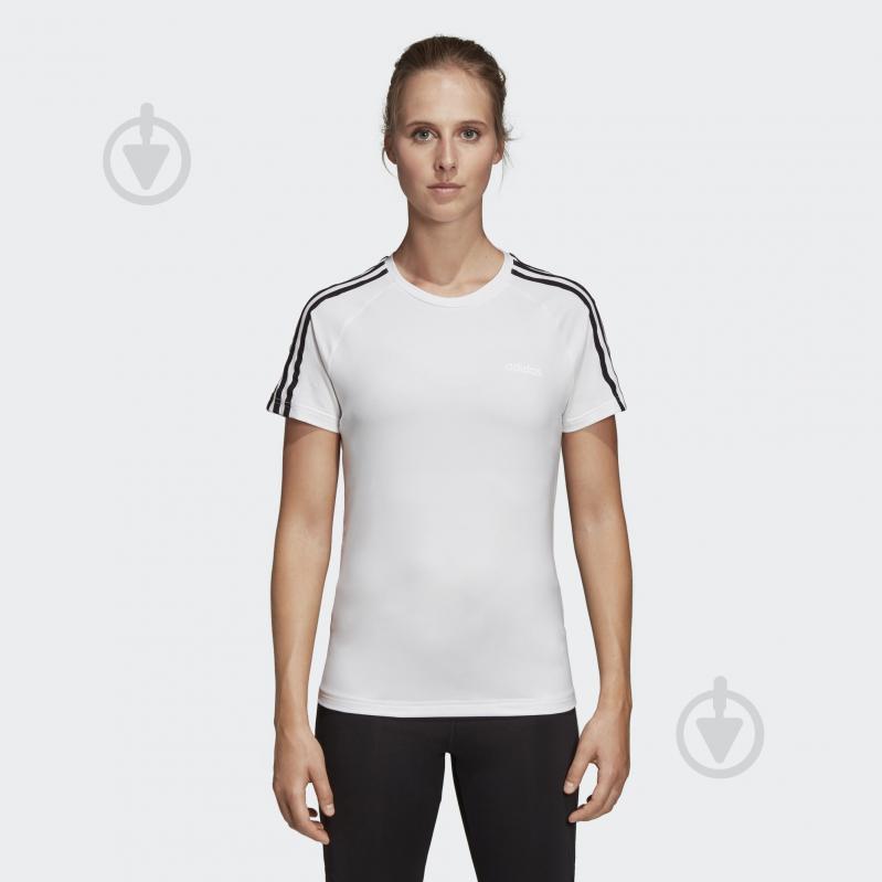 Футболка Adidas W D2M 3S TEE DS8723 р.M білий - фото 3 Футболка Adidas W D2M 3S TEE DS8723 р.M білий - фото 3