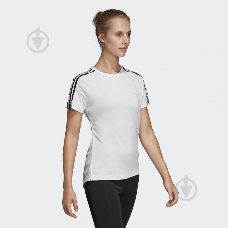 Футболка Adidas W D2M 3S TEE DS8723 р.M білий - фото 6 Футболка Adidas W D2M 3S TEE DS8723 р.M білий - фото 6