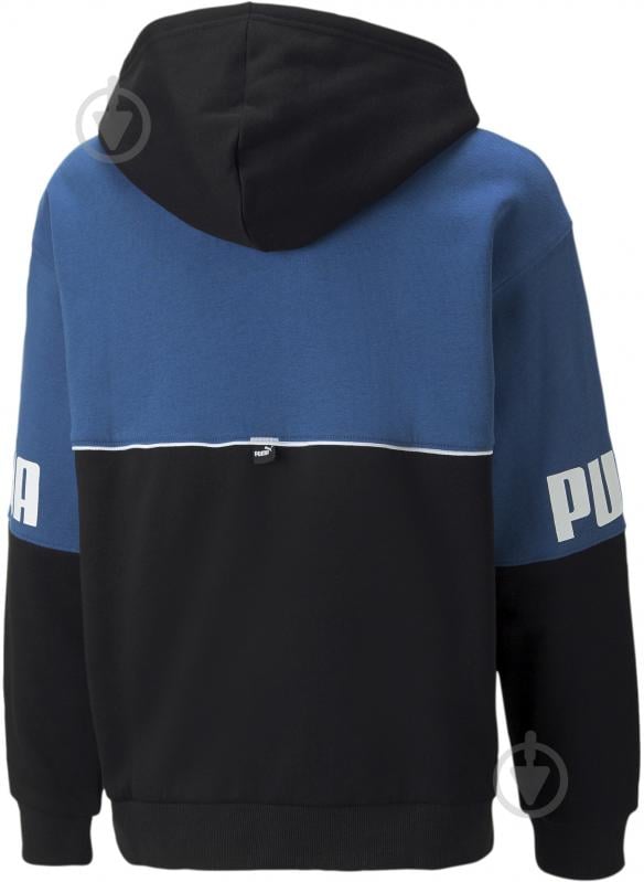 Джемпер Puma PUMA POWER COLORBLOCK FULL-ZIP FL B 67009917 синий - фото 2