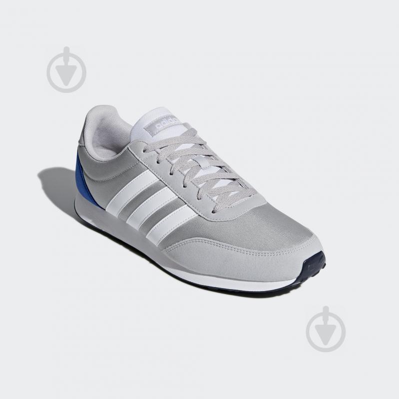 Кросівки чоловічі демісезонні Adidas V RACER 2.0 DB0426 р.41 1/3 сірі - фото 4