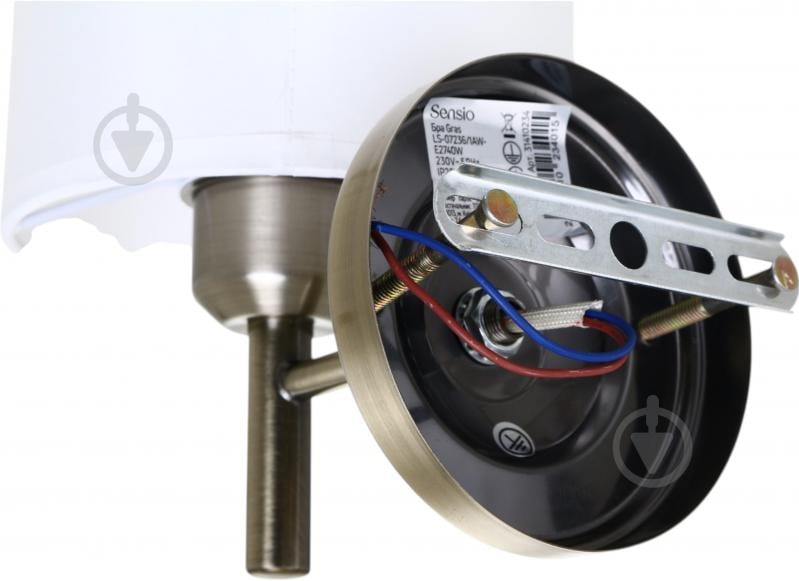 Бра Sensio Gras 1x40 Вт E27 бронза/білий LS-07236/1AW-E2740W - фото 4