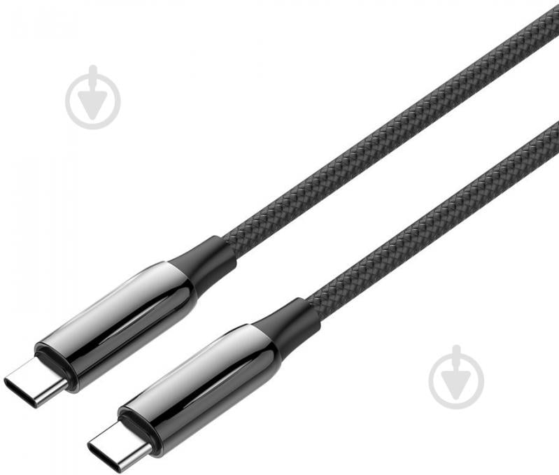 Кабель ColorWay Type-C - Type-C (PVC+Aluminum Alloy) (PD Fast Charging 240W) 5А 1 м черный (CW-CBPDCC069-BK) - фото 2 Кабель ColorWay Type-C - Type-C (PVC+Aluminum Alloy) (PD Fast Charging 240W) 5А 1 м черный (CW-CBPDCC069-BK) - фото 2